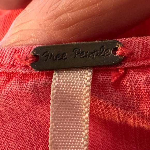 Free People Elegant Coral Pink Open Back Maxi Dress size X-Small - Picture 9 of 13